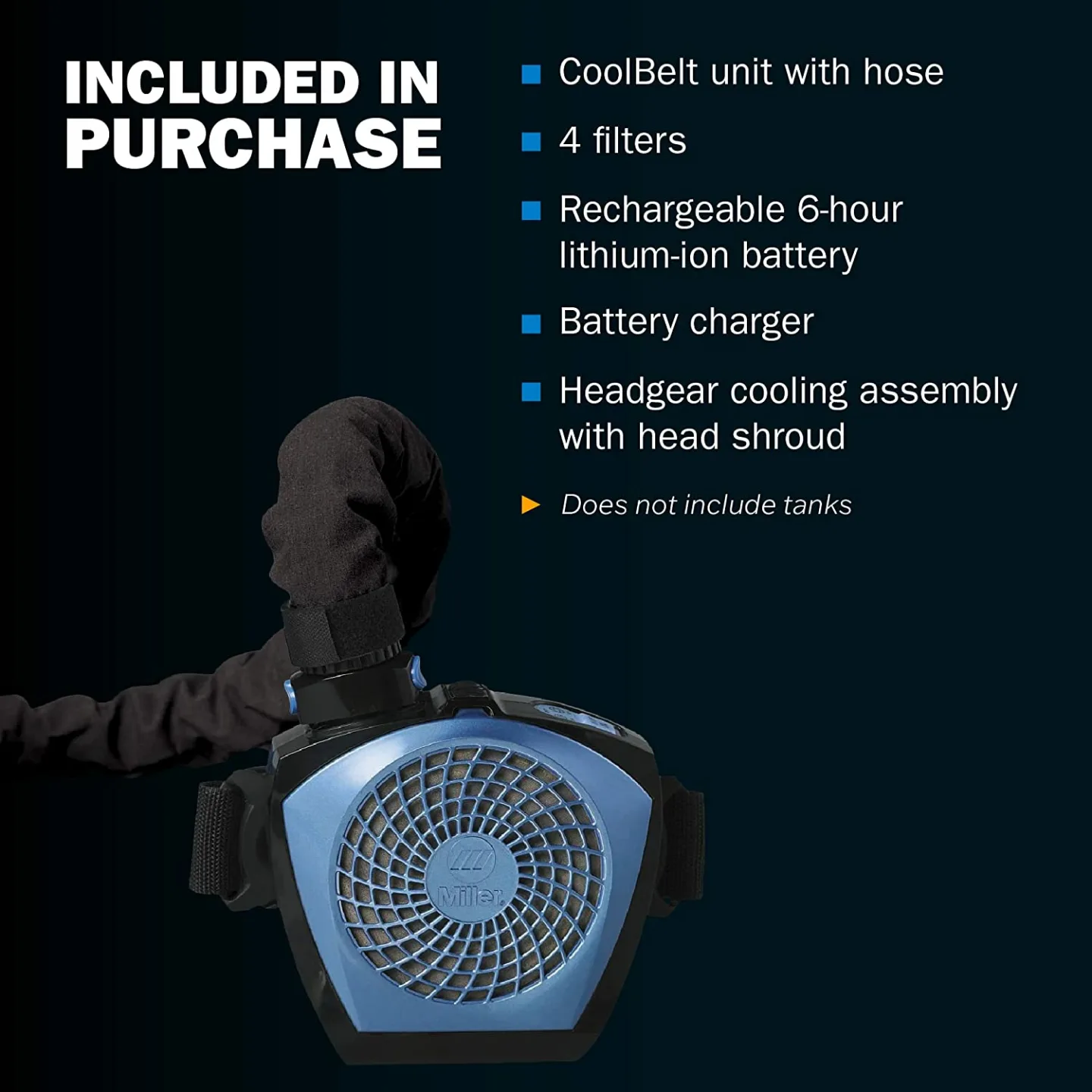 Welding Helmet Cooling System - CoolBelt