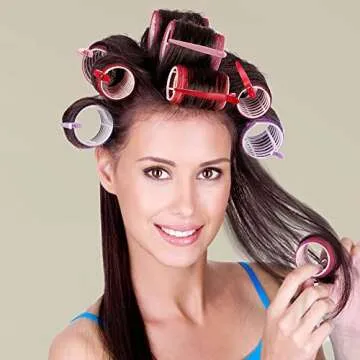 Hair Rollers for Long Hairs by Bmeliora. Purple