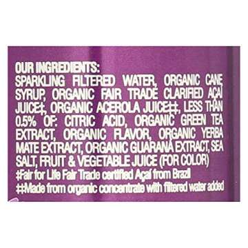 Sambazon Amazon Energy - Acai Berry - 12oz(Pack of 12)