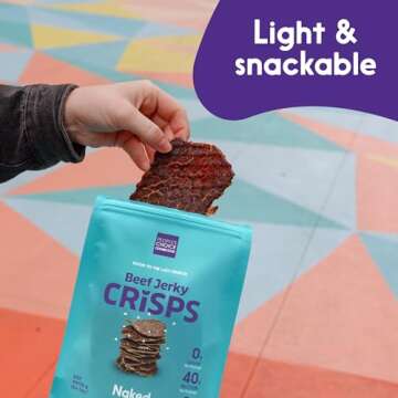 People's Choice Beef Jerky Crisps - Protein Packed & Guilt Free