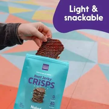 People's Choice Beef Jerky Crisps - Protein Packed & Guilt Free