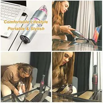 EASYOB Handheld Mini Vacuum Cleaner for All Cleaning Needs