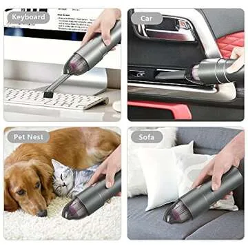 EASYOB Handheld Mini Vacuum Cleaner for All Cleaning Needs