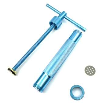 HEVERP Stainless Steel Sugar Paste Extruder with 20 Tips