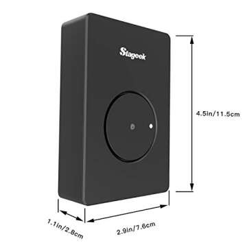 Stageek Mouse Jiggler, Mechanical 100% Undetectable by IT, Mouse Mover with On/Off Switch, Simulates Mouse Movement and Prevents Computer from Going into Sleep, No Software Needed, Plug &Play