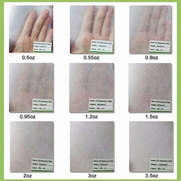 Agfabric Plant Covers Freeze Protection Frost Blankets for Plants 5'x25' 1.2oz Row Covers Outdoor Plant Covers for Winter Freeze Cloths for Plants Winter Frost Pests Protection,White