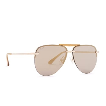 DIFF Tahoe Oversized Aviator Sunglasses for Women UV400 Style