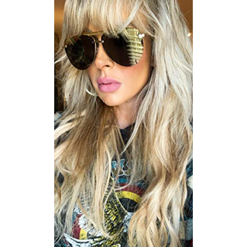 DIFF Tahoe Oversized Aviator Sunglasses for Women UV400 Style