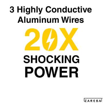 Zareba HDW1320YA-Z Heavy-Duty Sure Shock Aluminum Polywire for Electric Fencing