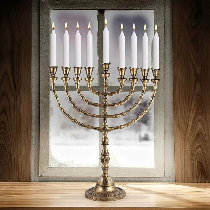 21" Extra Large Traditional Chanukah Menorah
