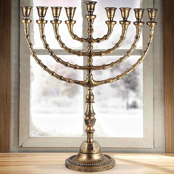 21" Extra Large Traditional Chanukah Menorah