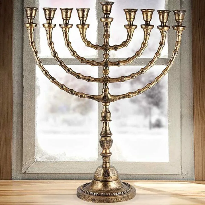 21" Extra Large Traditional Chanukah Menorah