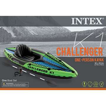 Intex Challenge K1 Inflatable Kayak - Fun for Every Adventurer!