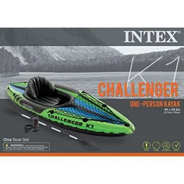 Intex Challenge K1 Inflatable Kayak - Fun for Every Adventurer!