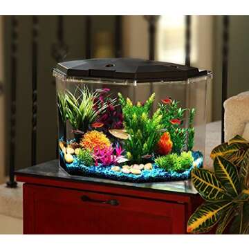 Koller 6.5-Gallon Aquarium Kit with Multi-Color LED Lighting