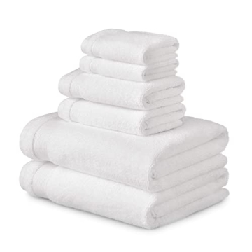 Martha Stewart 6-Piece Cotton Towel Set - Soft & Quick Dry