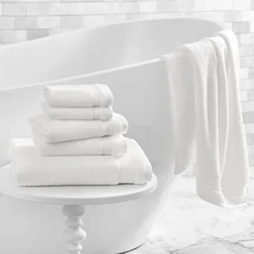 Martha Stewart 6-Piece Cotton Towel Set - Soft & Quick Dry