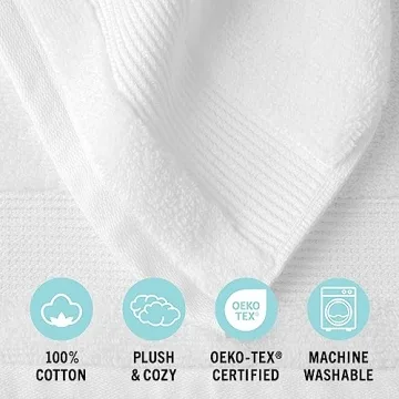 Martha Stewart 6-Piece Cotton Towel Set - Soft & Quick Dry