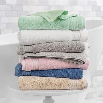 Martha Stewart 6-Piece Cotton Towel Set - Soft & Quick Dry