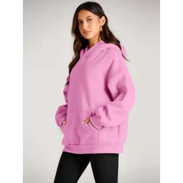 EFAN Women's Cozy Oversized Hoodies for Fall and Winter