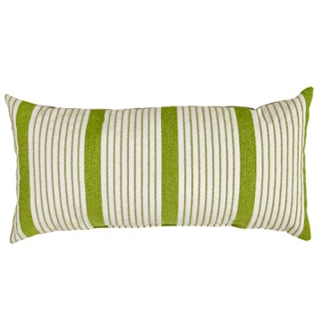 Rivet Casual Outdoor Throw Pillow in Lime 24x12