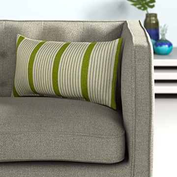 Rivet Casual Outdoor Throw Pillow in Lime 24x12