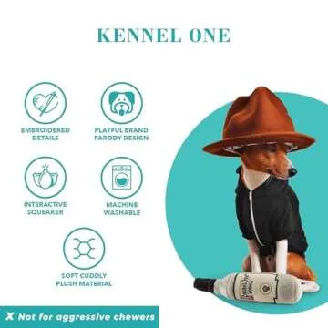 Haute Diggity Dog Plush Toy with Squeaker for Dogs