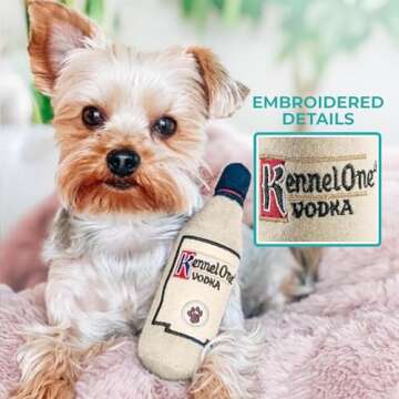 Haute Diggity Dog Plush Toy with Squeaker for Dogs