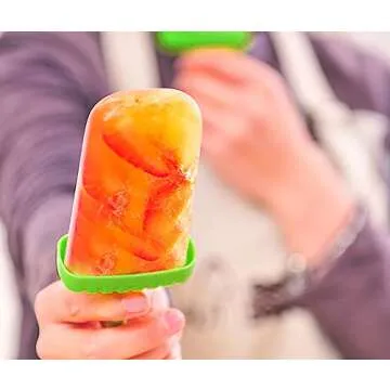 Ozera 6 Reusable Popsicle Molds for Summer Fun