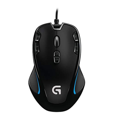 Logitech G300s Wired Gaming Mouse - Ergonomic & Programmable for Work and Play