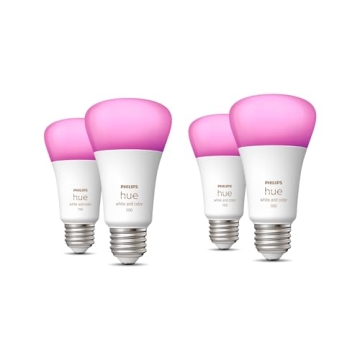 Philips Hue Color-Changing LED Bulbs - Pack of 4