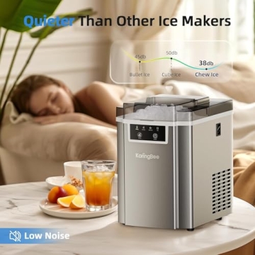 KaringBee Nugget Ice Maker – 45 lbs of Ice in 5 Minutes