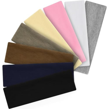 8 Pack Headbands for Women Non Slip Head Bands for Women's Hair, Fashion Workout Thick Stretchy Swea...