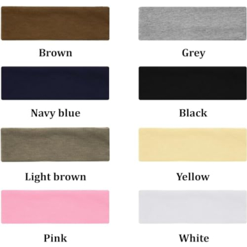 8 Pack Headbands for Women - Stylish & Comfortable Hair Accessories