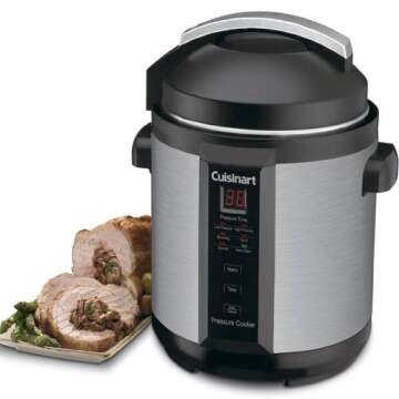 Cuisinart CPC-600 6 Quart 1000 Watt Electric Pressure Cooker in Stainless Steel