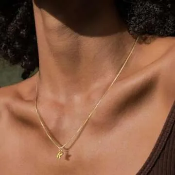 Dainty Initial Necklace - Personalized Gold Jewelry for Her