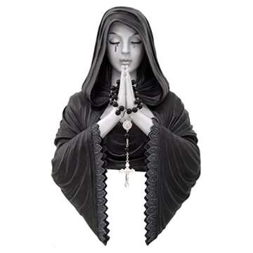 Design Toscano Gothic Prayer Wall Sculpture – Stunning 10 Inch Home Decor