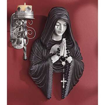 Design Toscano Gothic Prayer Wall Sculpture - Elegant Art