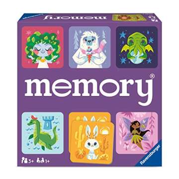 Ravensburger Cute Monsters Memory Game for Kids