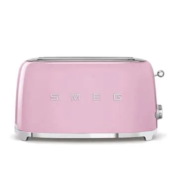 Smeg 50's Retro 4 - slice toaster (Pink)
