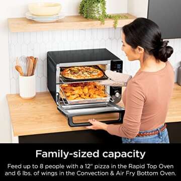 Ninja Toaster Oven Double Oven with FlexDoor 13-in-1