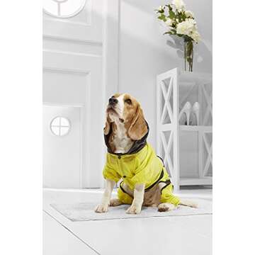Medium Dog Bee Raincoat for Beagle Cocker Spaniel Dachshund