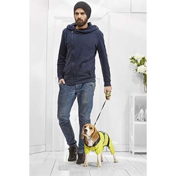 Medium Dog Bee Raincoat for Beagle Cocker Spaniel Dachshund