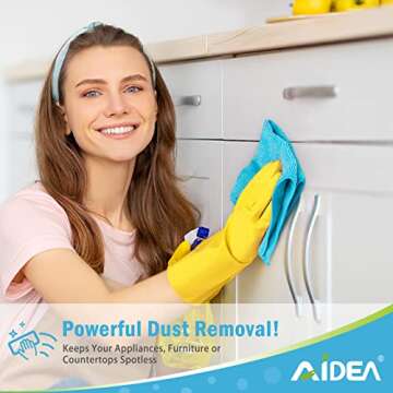 AIDEA Microfiber Cleaning Cloths - Premium Soft Cleaning Rags