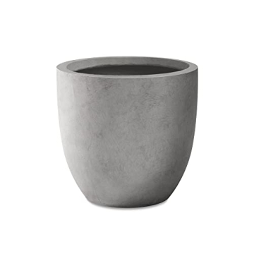 Kante Round Concrete Planter for Indoor & Outdoor Use