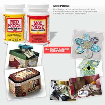 Mod Podge 8oz Bundle: Gloss & Matte Art Sealer