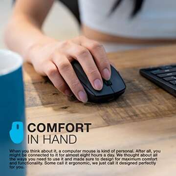 JLab GO Charge Wireless Mouse with Multi-Device Connectivity