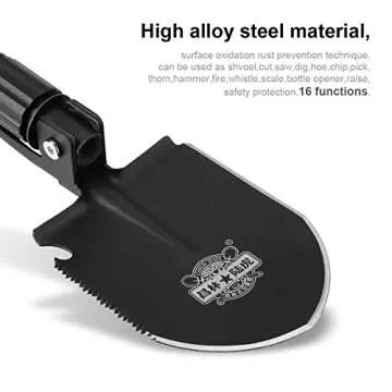 CHINLIN Multi-Function Entrenching Tool Shovel for Emergencies