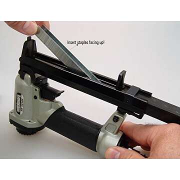 Pneumatic Heavy Duty Stapler for Upholstery & More
