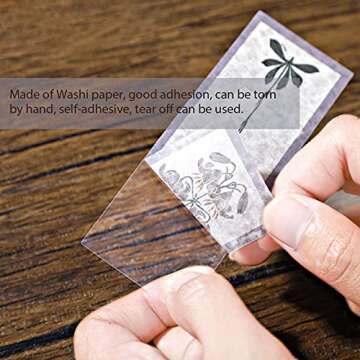 120 Pieces Vintage Scrapbook Washi Stickers Antique Decorative Planner Journal Sticker Decals Retro DIY Self-Adhesive Washi Paper Stickers for Photo Albums Cards DIY Projects (Flower, Title, Book)